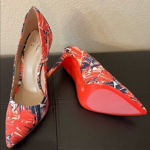 Mix No. 6  Funky Fabric Pumps 4” heels